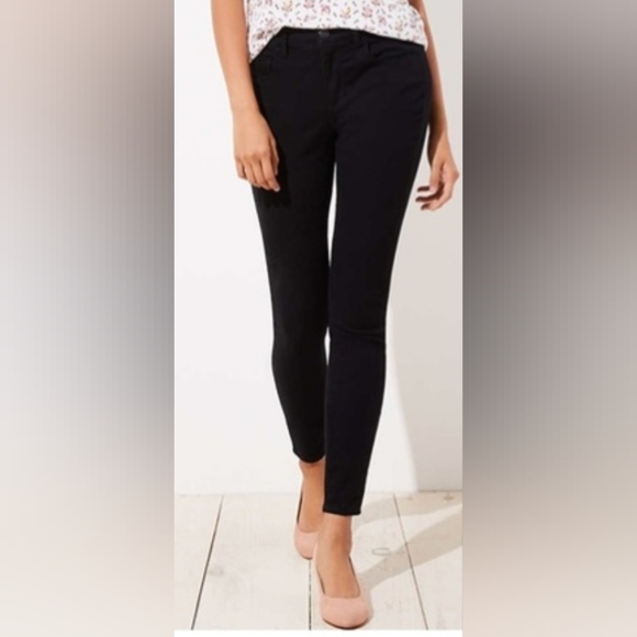 LOFT Denim - LOFT Black High-Rise Pants